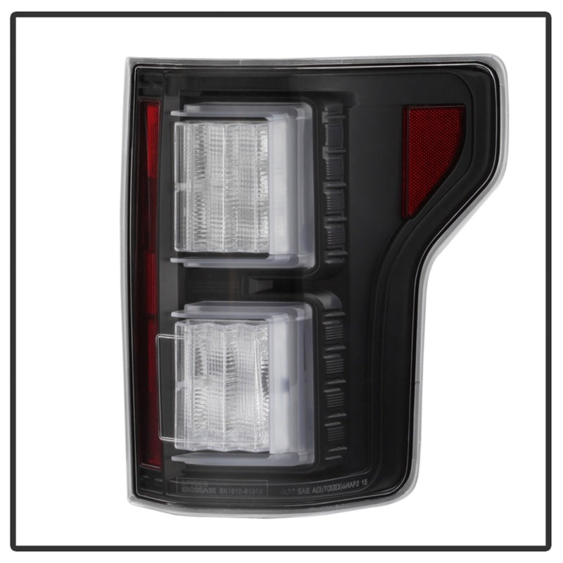 Spyder 18-19 Ford F-150 (w/Blind Spot Sensor) LED Tail Lights - Black (ALT-YD-FF15018-LED-BK) 5085689 5085689 Photo - Unmounted