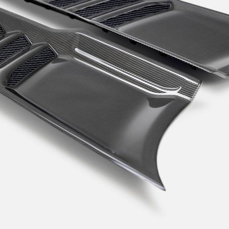 Anderson Composites 2021 Dodge RAM TRX Carbon Fiber Hood Vents - Type OE AC-HV21DGTRX AC-HV21DGTRX User 1