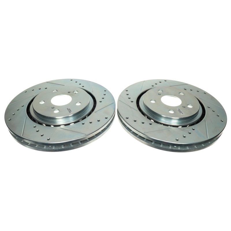 PowerStop Power Stop 21-22 Toyota Sienna Front Drilled & Slotted Rotor - Pair JBR1797XPR JBR1797XPR User 1