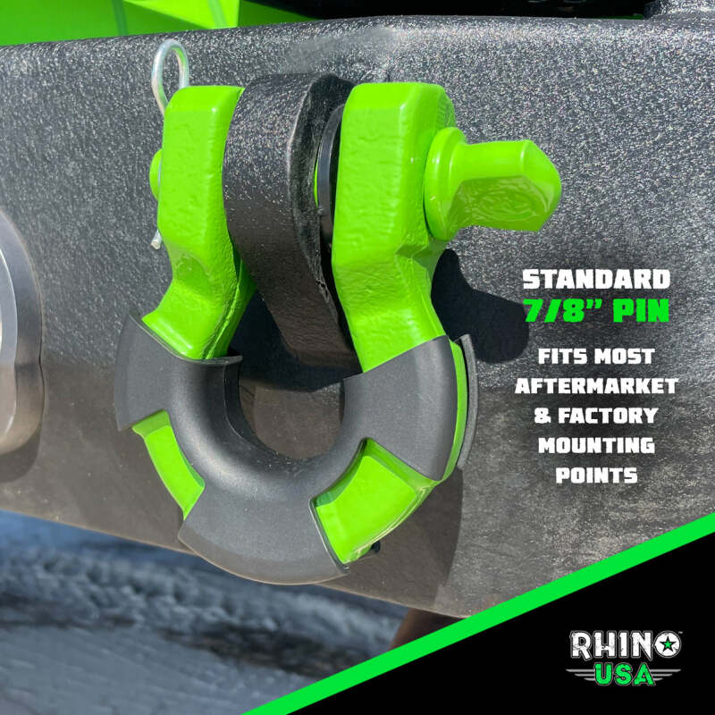 Rhino USA 8T Super Shackle 2-Pack (Green) SUPERSHACK-GRN SUPERSHACK-GRN User 2