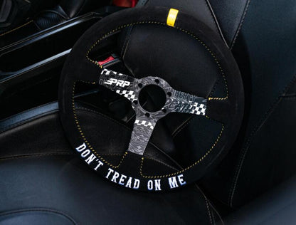 PRP Seats PRP Deep Dish Suede Steering Wheel - Dont Tread on Me G249-TR G249-TR Photo - Close Up