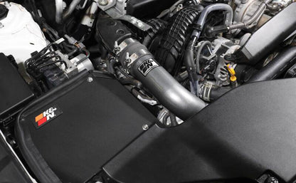 K&N Engineering K&N 22-23 Subaru WRX 2.4L H4 Aluminum Charge Pipe Kit - Gunmetal Gray 77-1017KC 77-1017KC Photo - Mounted