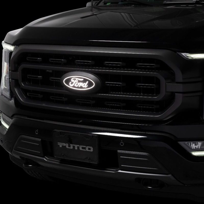 Putco 23-24 Ford Super Duty Front Luminix Ford Led Grille Emblems 92803 92803 Photo - Primary