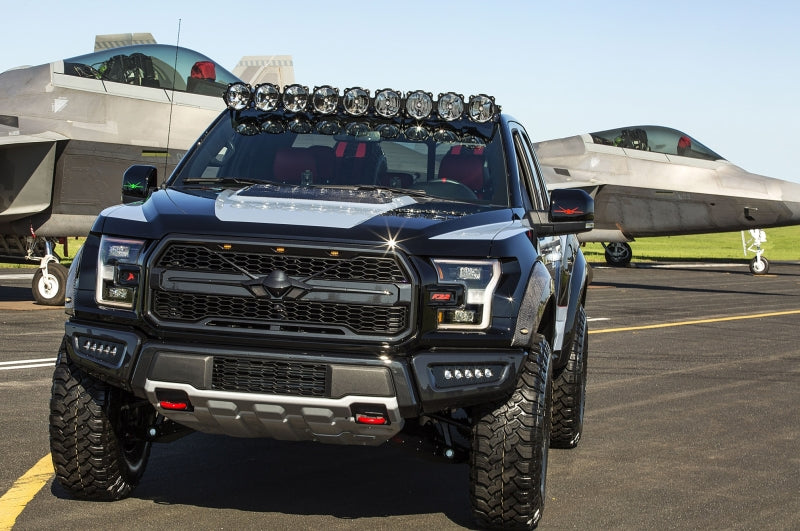KC HiLiTES 17-18 Ford Raptor 57in. Pro6 Gravity LED 9-Light 180w Combo Beam Overhead Light Bar Sys 91333 91333 Photo - lifestyle view
