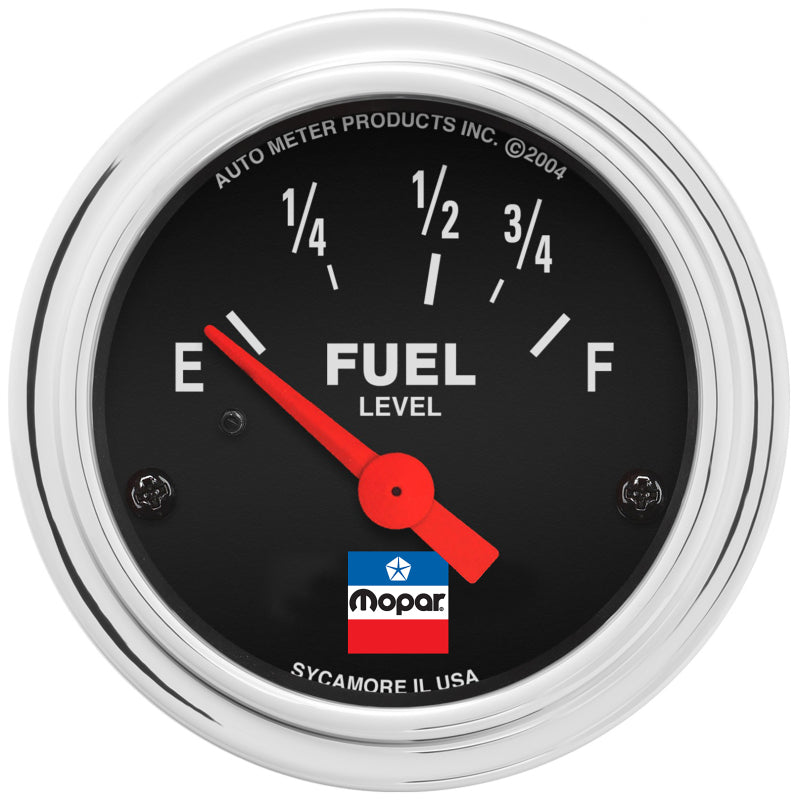 Autometer Gauge, Fuel Level, 2-1/16", 73 E/8-12 F, Elec 880785 Photo - Primary
