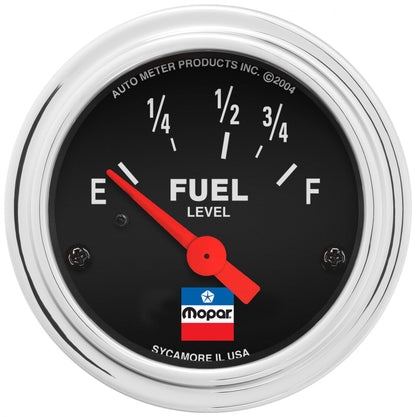 Autometer Gauge, Fuel Level, 2-1/16", 73 E/8-12 F, Elec 880785 Photo - Primary