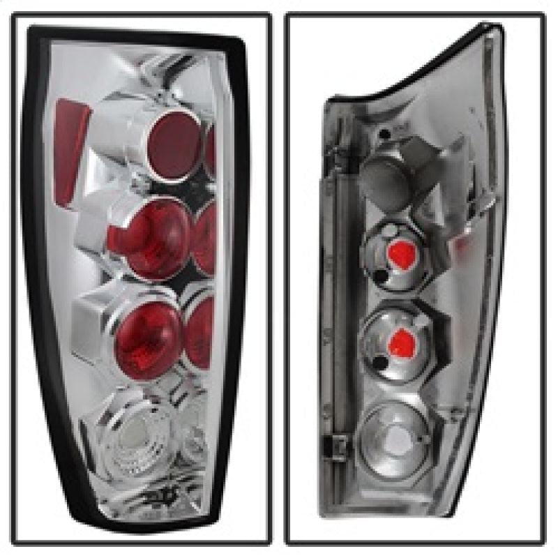 Spyder Chevy Avalanche 02-06 Euro Style Tail Lights Chrome ALT-YD-CAV04-C 5001115 5001115 Photo - Unmounted