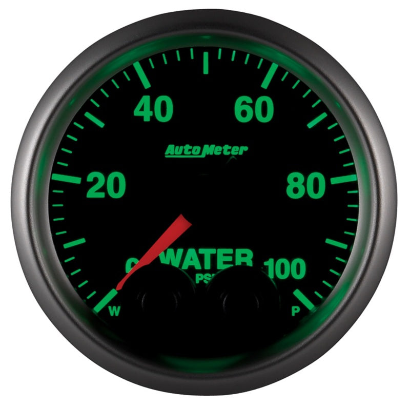 Autometer 2-1/16 E/S Water Press. Gauge - 0-100psi ATM5668 5668 User 3