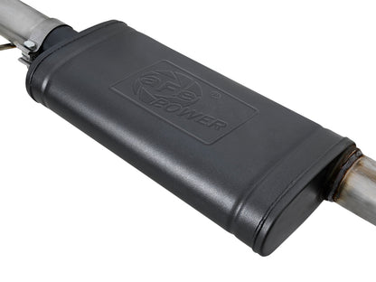 aFe Large Bore HD 3in 304 SS Cat-Back Exhaust w/ Black Tips 14-19 Jeep Grand Cherokee (WK2) V6-3.6L 49-38078-B 49-38078-B Photo - Unmounted