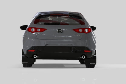 Rally Armor 2019+ Mazda3 GT Sport Hatch UR White Mud Flap w/ Black Logo MF61-UR-WH/BLK MF61-UR-WH/BLK User 3