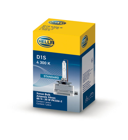 Hella Xenon D1S Bulb PK32d-2 85V 35W 4300k D1S 4300 K D1S 4300 K Photo - in package