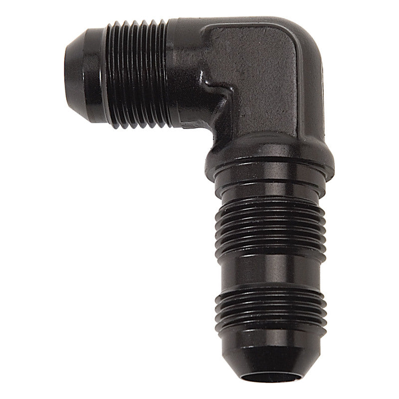 Russell -8 AN 90° Flare Bulkhead Adapter (Black Finish) 661263 Photo - Primary