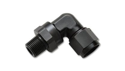 Vibrant -8AN Female to 1/2"NPT Male Swivel 90 Degree Adapter Fitting 11388 Photo - Primary