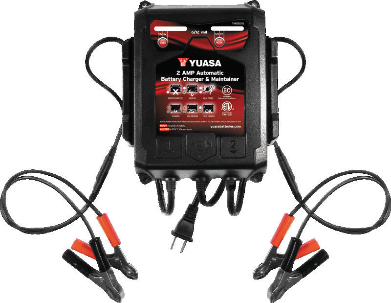 Yuasa Battery Yuasa Yuasa Two Bank 2 Amp Charger YUA2AMPCH YUA2AMPCH Photo - Primary