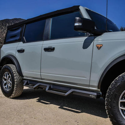 Westin/HDX 2021+ Ford Bronco Drop Nerf Step Bars - Textured Black 56-14195 56-14195 Photo - Mounted