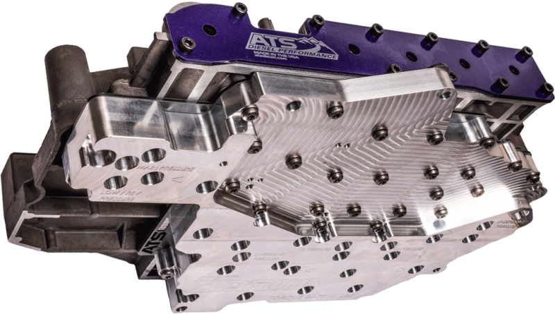 ATS Diesel 17-19 Dodge 68RFE Billet Channel Plate Valve Body Assembly (Blue Connector Solenoid Pack) 3039102464 3039102464 Photo - Primary