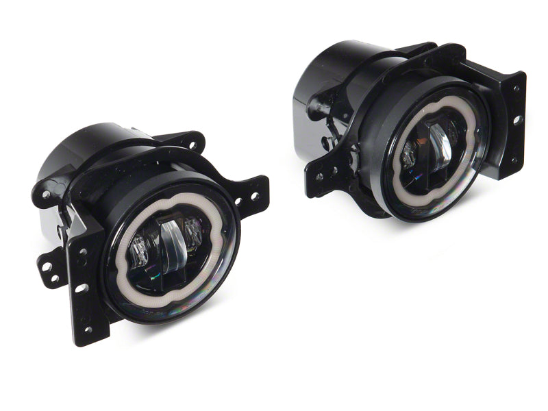 Raxiom 18-23 Jeep Wrangler JL Axial Series Angel Eye LED Fog Lights J177415 J177415 Photo - Primary
