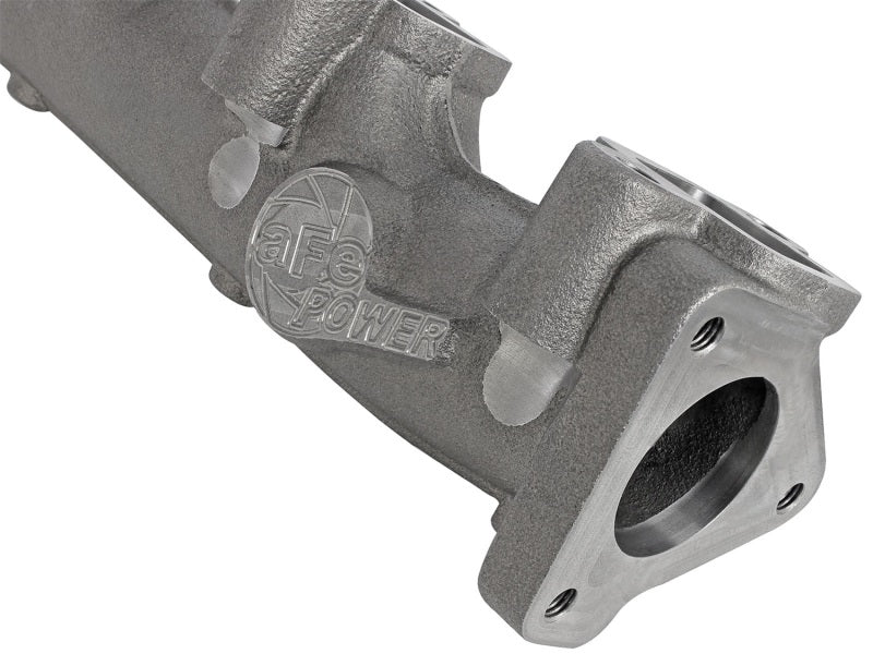 aFe BladeRunner Ported Ductile Iron Exhaust Manifold - GM Diesel Trucks 01 46-40024 Photo - Unmounted