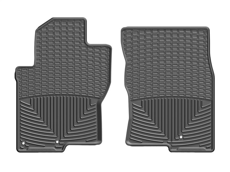 WeatherTech 2008 Nissan Frontier King Cab/Crew Cab Front Rubber Mats - Black W458 W458 Photo - Primary