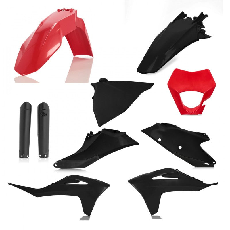 Acerbis 21-23 GasGas EC250/300/250F/350F Full Plastic Kit - Red/Black 2872811018 2872811018 Photo - Primary