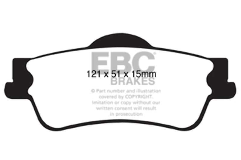 EBC Disc Brake Pad Set DP41834R Photo - Primary
