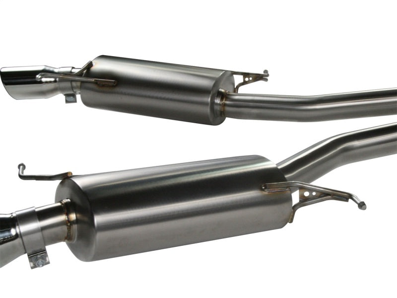 aFe MACH Force-Xp 2-1/2in Stainless Steel Down-Pipe Back Exhaust System 49-36308 Photo - Unmounted
