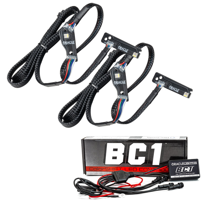 ORACLE Lighting Oracle 15-21 Nissan GT-R RGB+W Lightning Bolt Headlight DRL Upgrade Kit ColorSHIFT w/ BC1 Controller 1283-335 1283-335 Photo - Primary