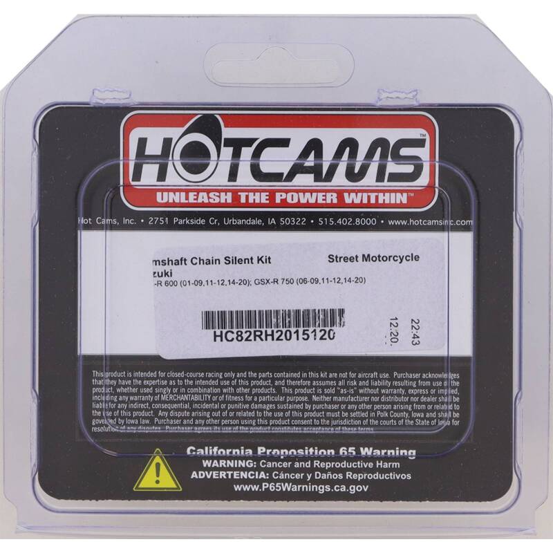 Hot Cams 01-09/11-12/14-20 GSX-R 600 Camshaft Chain Silent Kit HC82RH2015120 HC82RH2015120 Photo - Primary