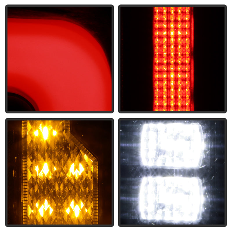 SPYDER 21-23 Ford Bronco (Factory LED Model Only) LED Tail Lights - Black (ALT-YD-FB21LED-LED-BK) 5088765 5088765 User 5