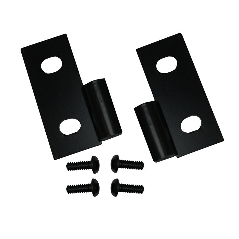Rugged Ridge Door Hinge Brackets,Lower,Black;76-06 Jeep CJ/Wrangler YJ/TJ 11202.03 Photo - Primary