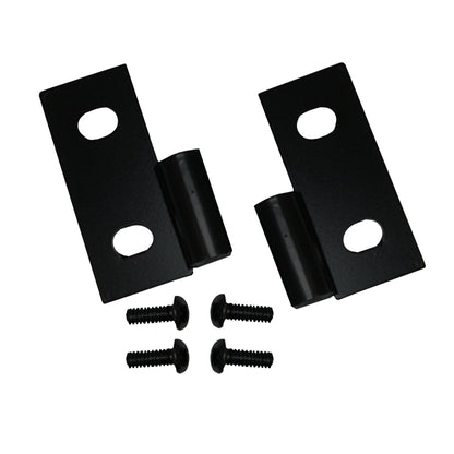 Rugged Ridge Door Hinge Brackets,Lower,Black;76-06 Jeep CJ/Wrangler YJ/TJ 11202.03 Photo - Primary