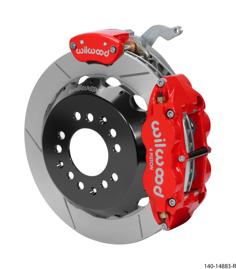 Wilwood Narrow Superlite 4R-MC4 Red Rear Kit 12.88in Slotted Rotor 88-96 Chevy Corvette C4 140-14883-R 140-14883-R User 1