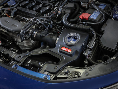 aFe 22-23 Honda Civic L4 1.5L (t) Takeda Momentum Cold Air Intake System w/ Pro 5R Filter 56-70053R 56-70053R Photo - Mounted