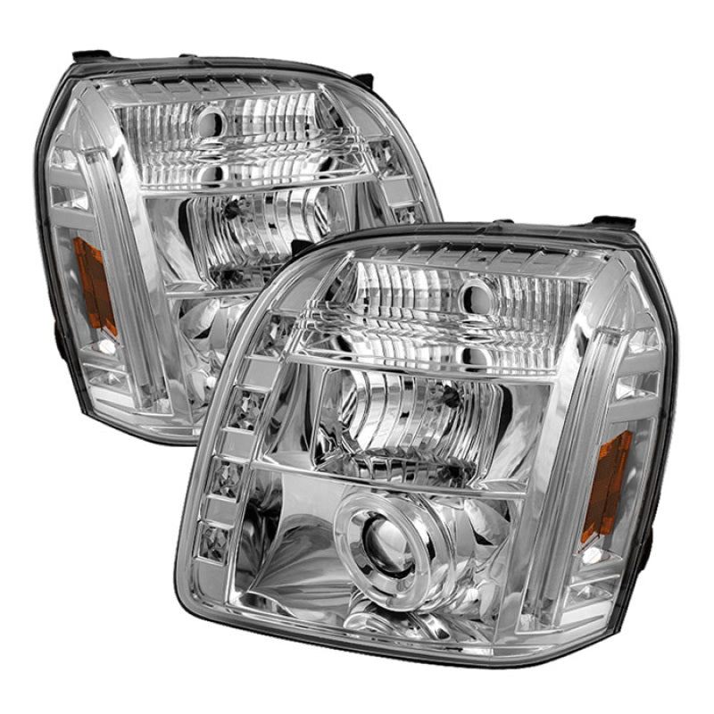 Spyder GMC Yukon 07-14/GMC Yukon XL 07-14 Projector Headlights LED Halo LED Chrome PRO-YD-GY07-HL-C 5029324 5029324 Photo - Primary