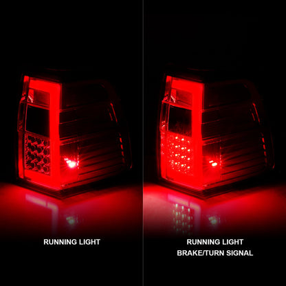 ANZO 07-17 For Expedition LED Taillights w/ Light Bar Chrome Housing Red/Clear Lens 311410 311410 User 1
