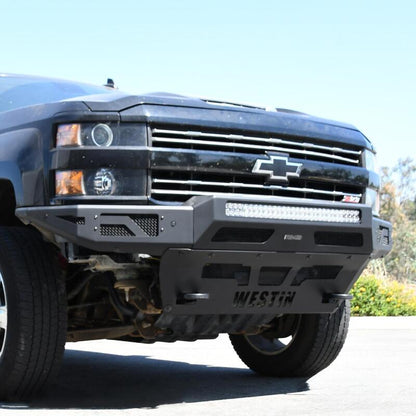 Westin 15-19 Chevrolet Silverado 2500/3500 Pro-Mod Skid Plate - Textured Black 58-71165 58-71165 Photo - Mounted