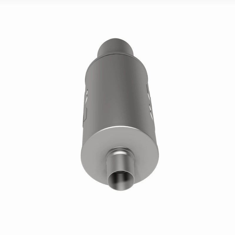 MagnaFlow 7" Round Center/Center Performance Muffler With Tip 14836 360 Degree Image Set