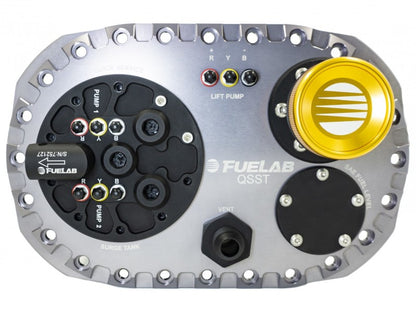 Fuelab Quick Service Surge Tank w/Bosch Lift Pump & Dual 500LPH Brushed Pumps w/Controller -Titanium 62712-3 62712-3 User 1