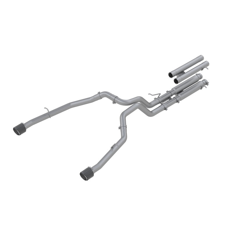 MBRP 2021 Ram TRX 6.2 S/C 3in Catback Dual Rear Carbon Fiber Tips(Race)- T304 S51543CF S51543CF Photo - Primary