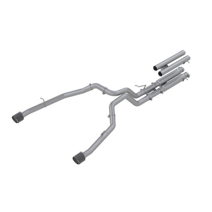 MBRP 2021 Ram TRX 6.2 S/C 3in Catback Dual Rear Carbon Fiber Tips(Race)- T304 S51543CF S51543CF Photo - Primary
