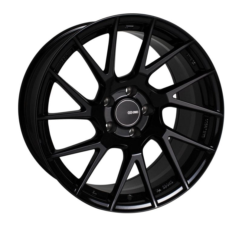 Enkei TM-7 Wheel Black 17x8 +35 5x114.3 507-780-6535BK Photo - Primary