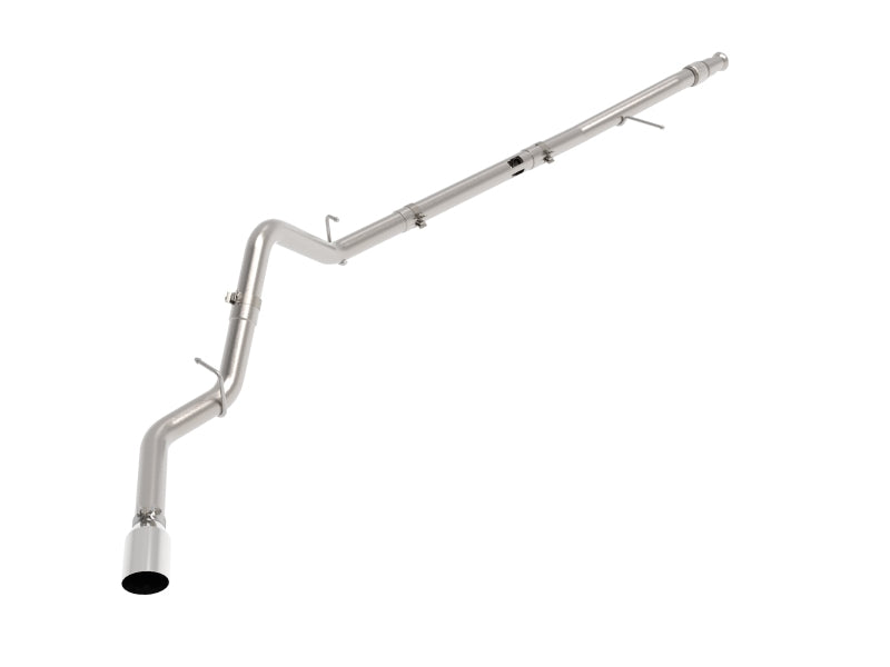 aFe Large Bore-HD 3in 409SS DPF-Back 20-21 GM Trucks L6-3.0L (td) LM2 - Polished Tip 49-44128-P 49-44128-P Photo - Primary