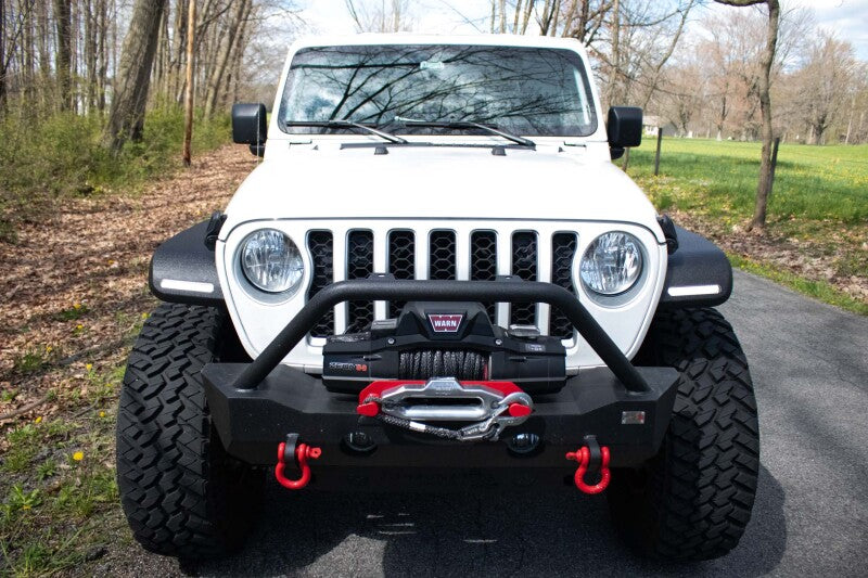 Fishbone Offroad 2018+ Jeep Wrangler JL/JLU/2020+ Gladiator JT  Alum Front Fender Flares  - Black FB33455F FB33455F Photo - lifestyle view