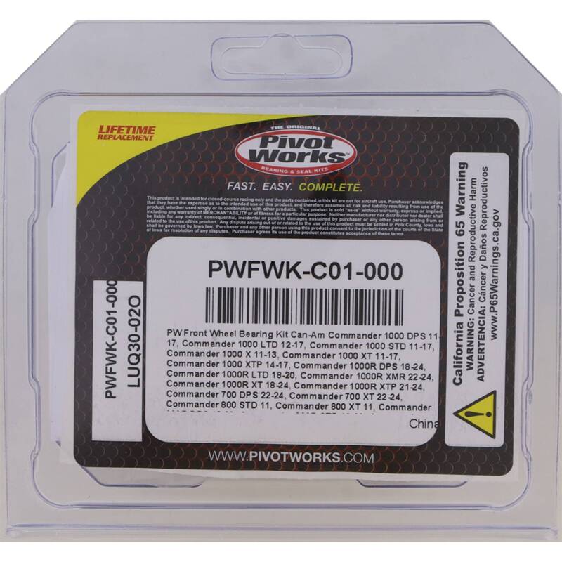 Pivot Works Canam Atv Fw Brng Kt PWFWK-C01-000 PWFWK-C01-000 Photo - Primary
