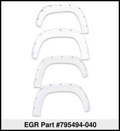 EGR 14+ Toyota Tundra Bolt-On Look Color Match Fender Flares - Set - Color MatchSuper White 795494-040 795494-040 Thumbnail