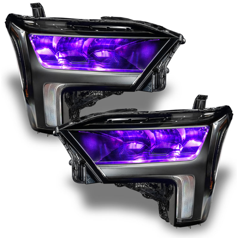 ORACLE Lighting Oracle 2022+ Toyota Tundra ColorSHIFT RGB Demon Eye Headlight Upgrade Kit 1474-334 1474-334 Photo - Mounted