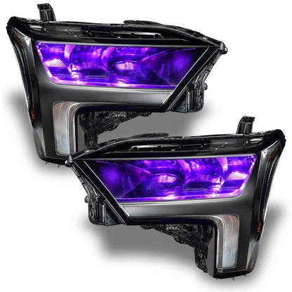 ORACLE Lighting Oracle 2022+ Toyota Tundra ColorSHIFT RGB Demon Eye Headlight Upgrade Kit 1474-334 1474-334 Photo - Mounted
