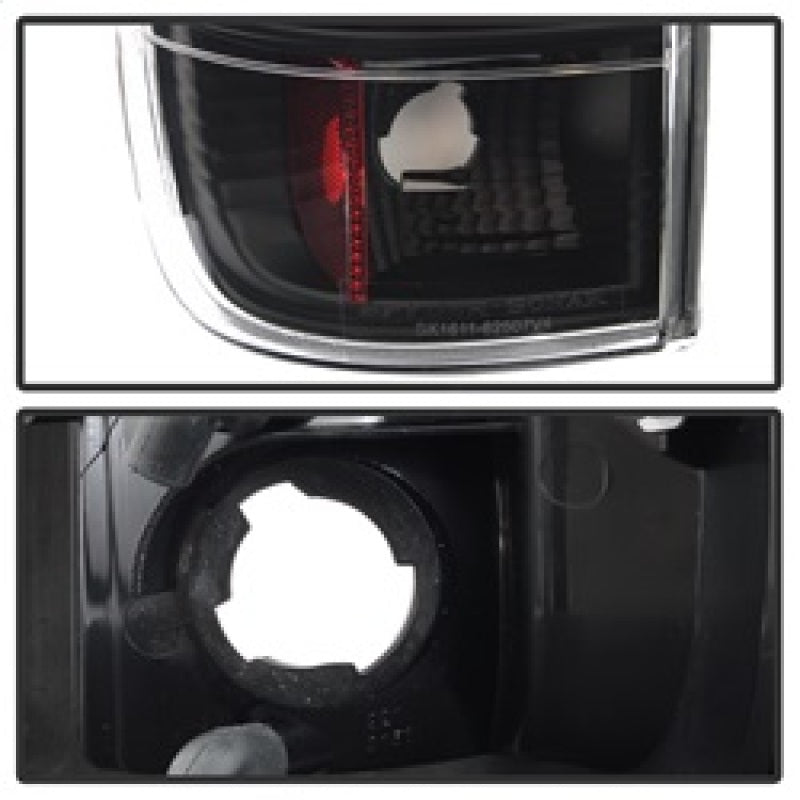 Spyder 97-03 Ford F150 Stylsd. F250/350 V3 Light Bar LED Tail Lights - Blk ALT-YD-FF15097V3-LBLED-BK 5084231 5084231 Photo - Unmounted