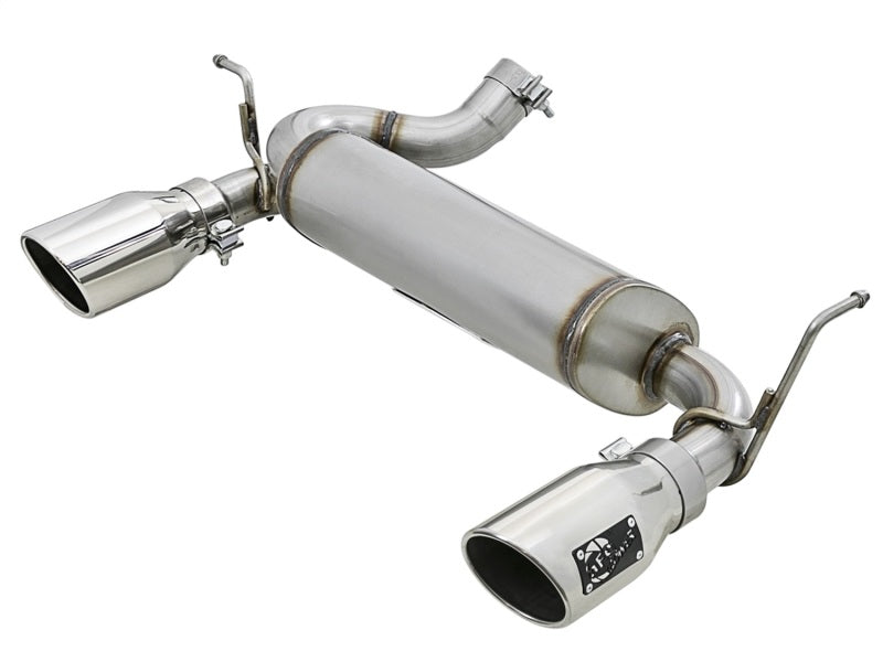 aFe Rebel Series 2.5in 409 Stainless Steel Axle-Back Exhaust System w/ Pol 49-48061-P Photo - Primary