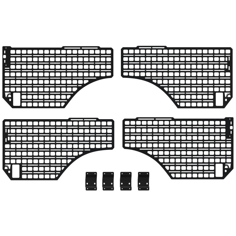 BuiltRight Industries 09-19 RAM 1500/2500 (6ft 4in Bed) Full Bedside Rack - 4pc Set 102077 102077 Photo - Primary